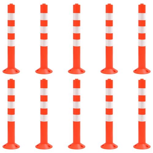 vidaXL Absperrpfosten 10 Stk. 75 cm PE