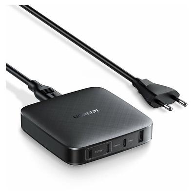 Ugreen - Reise-Wandladegerät 3x usb Typ c / 1x usb 100W Power Delivery schwarz