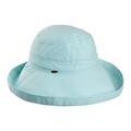 Scala Hats Lanikai Packable Sun Hat - Aqua 1-Size