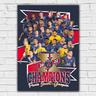 Paris Saint-Germain 10th Title Print - A3