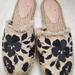 Kate Spade Shoes | Kate Spade Layton Espadrille Slide Size 10 | Color: Black/Cream | Size: 10