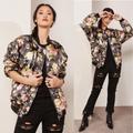 Free People Jackets & Coats | Free People | Nwt Jacquard Floral Bomber Jacket | Color: Black | Size: M