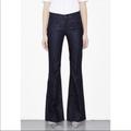 Anthropologie Jeans | Anthropologie M.I.H Marrakesh Kick Flare Mid Rise Bohemian Jeans Size 25 | Color: Blue | Size: 25