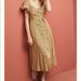 Anthropologie Dresses | Anthropologie Leopard Print Maxi Dress Size 4/Small | Color: Cream/Tan | Size: 4