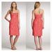 J. Crew Dresses | J. Crew Bow Strapless Constellations Linen Dress | Color: Pink/Red | Size: 4