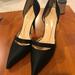 Kate Spade Shoes | Kate Spade Satin Lux Upper, Leather Lining And Sole Black Evening Shoes Size 10b | Color: Black | Size: 10