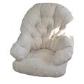 Gilda Replacement Cane Furniture WRAP ROUND SWIVEL - CUSHIONS ONLY Wicker Rattan Conservatory (Maurice Cream)