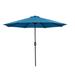 Arlmont & Co. 9 Ft. Outdoor Patio Market Umbrella In Red in Blue/Navy | 92.5 H x 108 W x 108 D in | Wayfair B694717C6D6B4F76946FC9646FA4FA05