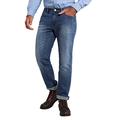 JP 1880 Herren große Größen Übergrößen Menswear L-8XL Jeans, FLEXNAMIC®, Kontrast Stitching, 5-Pocket, Straight Fit Mattes Jeansblau 29 711564190-29