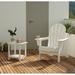 Outdoor Folding Adirondack Chair Patio Chair with Cup Holder