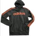 Adidas Shirts | Adidas Hoodie | Color: Gray/Orange | Size: S