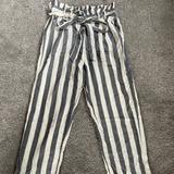 American Eagle Outfitters Pants & Jumpsuits | American Eagle Flare Pants, Navy Beach Blue And White Stripes | Color: Blue/White | Size: M