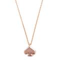 Kate Spade Jewelry | Kate Spade Rose Gold Glitter Signature Spade Necklace | Color: Gold/Pink | Size: Os