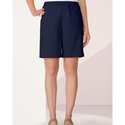 Draper's & Damon's Women's Classic Comfort® Shorts - Blue - 1X - Womens Plus