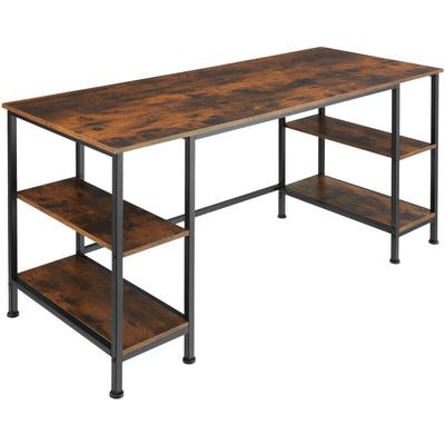 Bureau informatique stoke 137x55x75cm - Bureau informatique, bureau, table pour ordinateur - bois