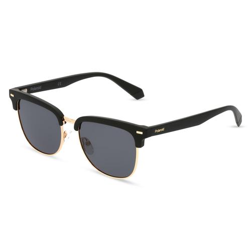 Polaroid PLD 4121/S Unisex-Sonnenbrille Vollrand Browline Metall-Gestell, Gold