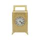 Sterling Silver Gilt Mantel Clock - Antique Edwardian (1905)