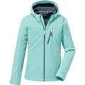 KILLTEC Kinder Softshell Jacke mit Kapuze KOS 54 GRLS SFTSHLL JCKT, Größe 152 in Blau