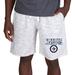 Men's Concepts Sport White/Charcoal Winnipeg Jets Alley Fleece Shorts