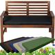 Garden Bench Cushion – 2 Seater Bench Seat Pad – 108 x 42 CM – 6 CM Thick – Weather & Water Resistance Fabric – Long Garden Chair Patio Pub Furniture Cushion Outdoor/Indoor (2 SEATER, BLACK)