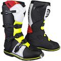 2020 Shot X10 2.0 MX Boots Adult - Black/Red/White/Yellow - UK 8 / EUR 42