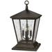 Trellis 20" High Regency Bronze Outdoor Post Light