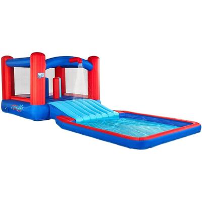 Sunny & Fun Slide N' Splash Bounce House Inflatable Water Slide Park