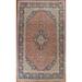 Vintage Traditional Persian Kashan Wool Area Rug Hand-knotted Carpet - 8'1" x 12'2"