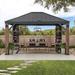 Sunjoy Elmgrove 12 ft. x 14 ft. Solar Powered Hardtop Gazebo