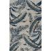 Blue/White 27 x 0.5 in Area Rug - Bayou Breeze Runner Archuleta Floral Tufted Wool Blue/Beige Area Rug Wool | 27 W x 0.5 D in | Wayfair