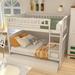 Daeun Full over Full Standard Bunk Bed w/ Trundle by Harriet Bee in White | 65 H x 58 W x 79 D in | Wayfair 992F9FF0AD394F1EB2080AF8032DC61E