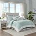 Harbor House Coastline Embroidered 4 Piece Comforter Set Polyester/Polyfill/Cotton in Blue | Twin Comforter + 2 Additional Pieces | Wayfair