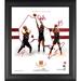 "Fred VanVleet OG Anunoby & Scottie Barnes Toronto Raptors Facsimile Signature Framed 15"" x 17"" 2021-2022 Franchise Foundation Collage with a Piece of Team-Used Basketball - Limited Edition 416"