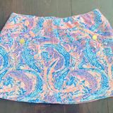 Lilly Pulitzer Skirts | Lilly Pulitzer Skort | Color: Blue/Pink | Size: L