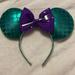 Disney Accessories | Little Mermaid Themed Disney Ears | Color: Green/Purple | Size: Os