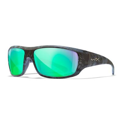 Wiley X WX Omega Sunglasses Kryptek Neptune Frame Captivate Pol Green Mirror Lenses ACOME13