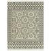 White 120.08 x 94.49 x 0.04 in Area Rug - Balta Rugs Blythers Geometric Bordered Recycled Area Rug Recycled P.E.T./Polypropylene/Cotton | Wayfair