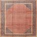 Brown/Red 60 W in Indoor Area Rug - Bungalow Rose Oriental Red/Beige/Brown Area Rug Polyester/Wool | Wayfair FB96060862704415BE6B16A20F7A80E3