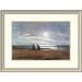 Vault W Artwork Moonlight 1874 by Winslow Homer - Picture Frame Print Paper in Blue/Brown/Gray | 23 H x 30 W x 1.5 D in | Wayfair