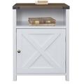 Williston Forge Mumtaz 1 - Drawer Nightstand Wood in White | 24 H x 18 W x 18 D in | Wayfair E65841484A004F778145922239A1094B