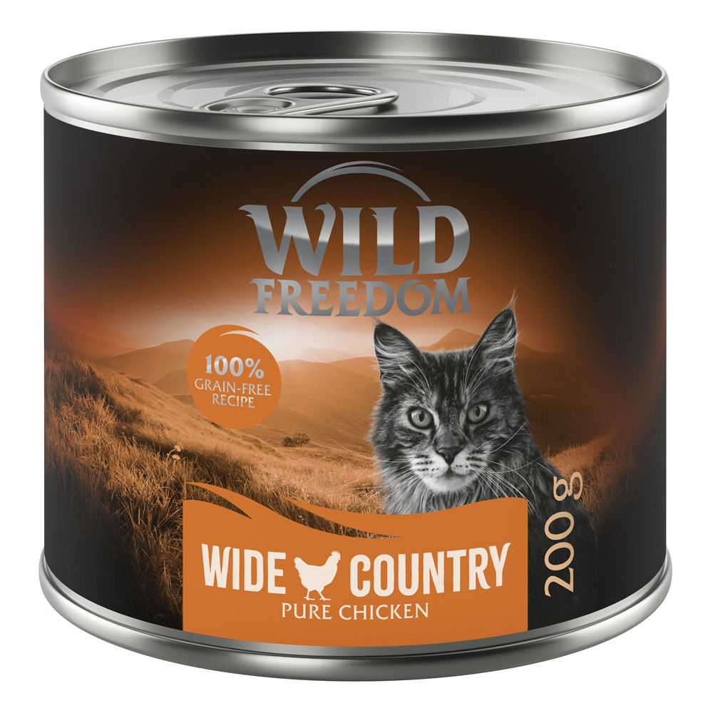 12x200g Wide Country Chicken Wild Freedom Wet Cat Food