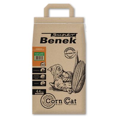 7l Super Benek Corn Cat Fresh Grass Litter