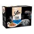 96x85g Fish Collection in Jelly Fine Flakes Sheba Wet cat food