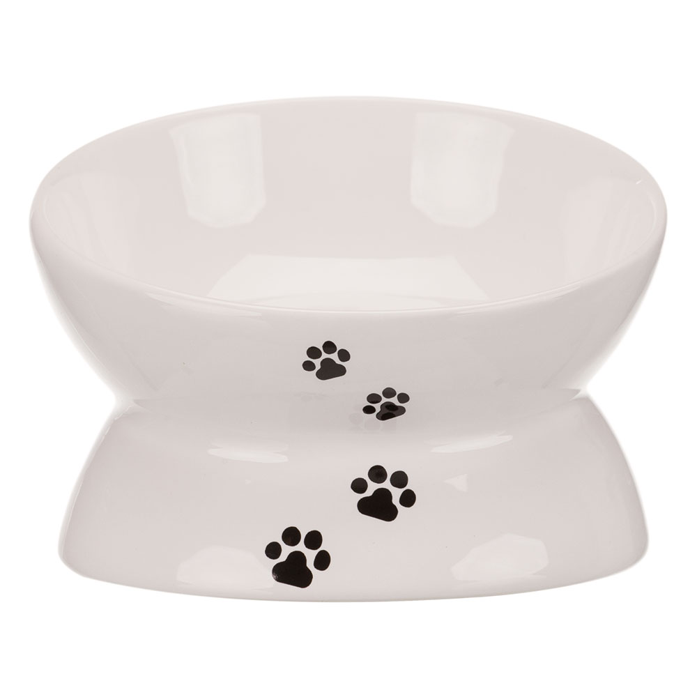 Trixie Tilted Ceramic Cat Bowl 150ml, ø13cm