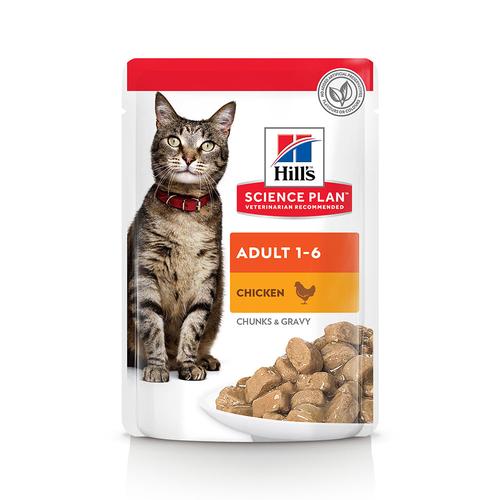 48x85g Chicken Adult 1-6 Hill's Science Plan Wet Cat Food