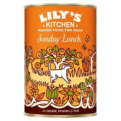 24x400g Sunday Lunch Lily's Kitchen Wet Dog Food