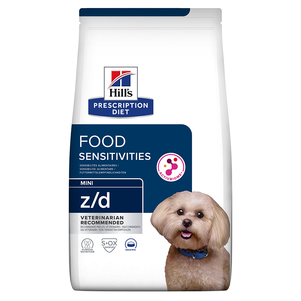 2x6kg z/d Mini Food Sensitivities Hill's Prescription Diet Dry Dog Food
