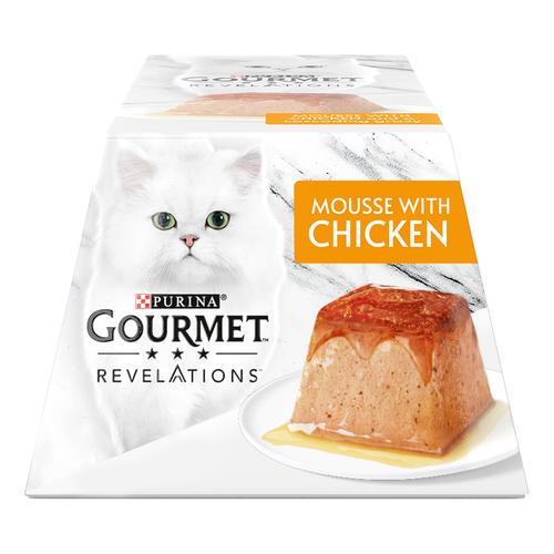 4x57g Chicken Mousse Revelations Gourmet Wet Cat Food