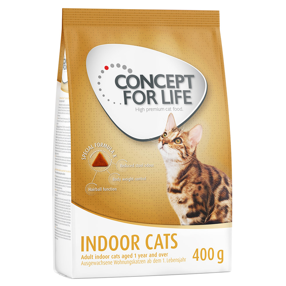 400g Indoor Cats Concept for Life Dry Cat Food