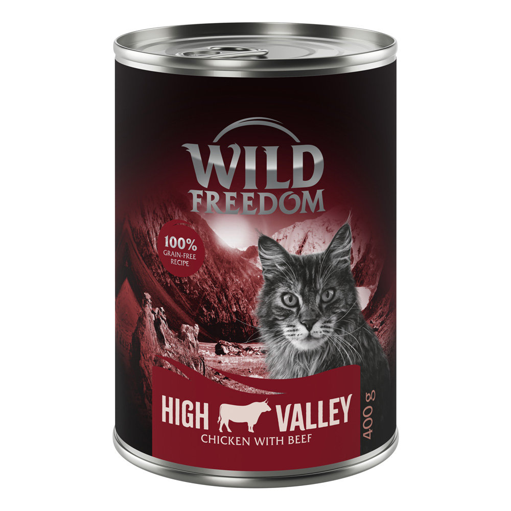 24x400g Beef & Chicken Wild Freedom Wet Cat Food